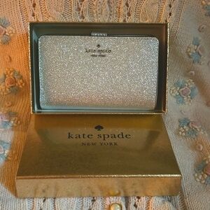 Kate Spade Silver Glitter Wallet